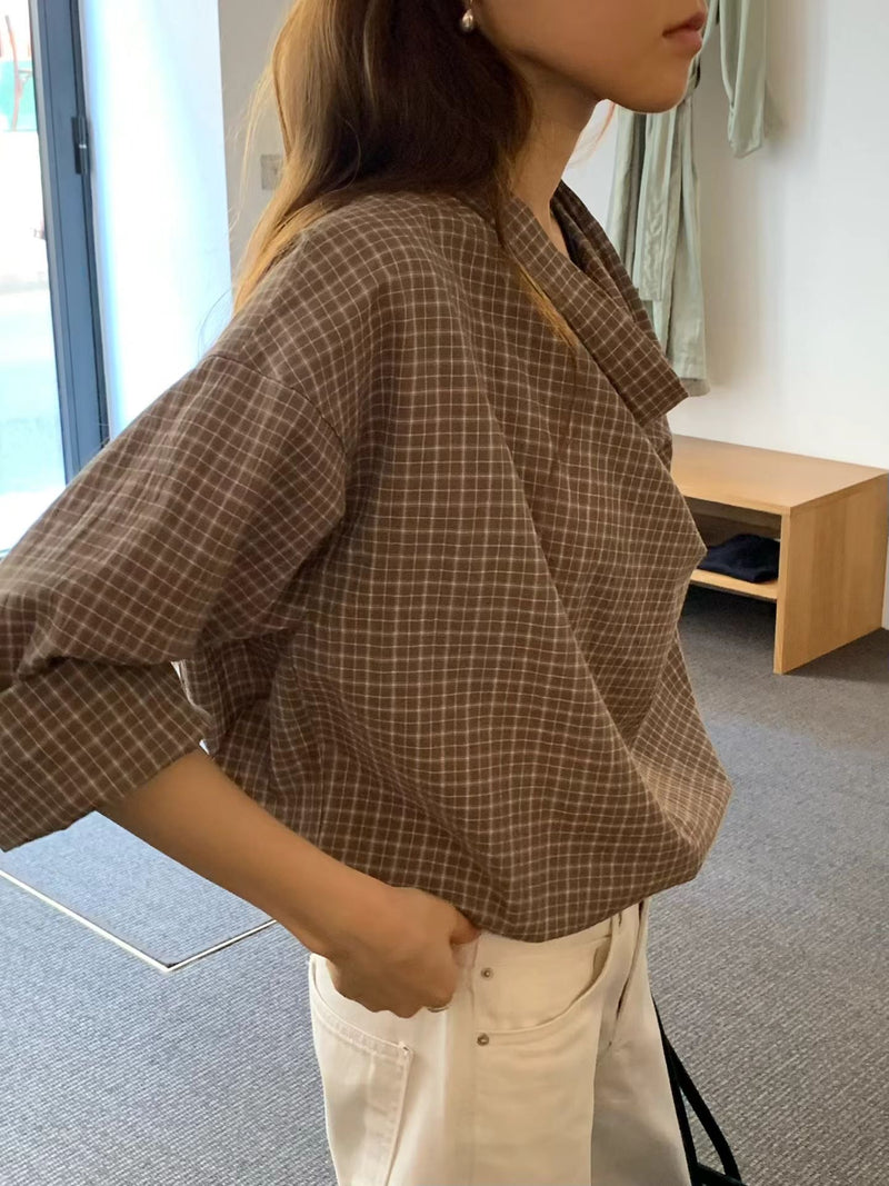 Caul neck blouse