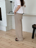 [Instock] Core washing pants (beige/M)