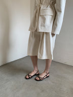 Nuance velvet line sandal