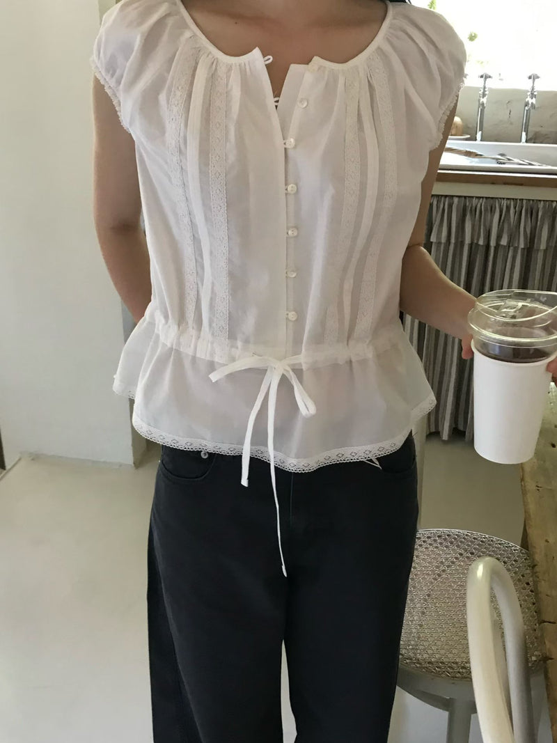 Roman lace blouse