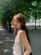 [Instock] Flower ribbon blouse (ivory)