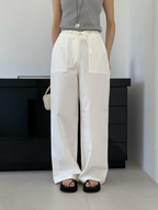 [sale] Pocket washing pants (ivory)