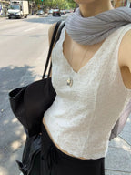 V lace sleeveless