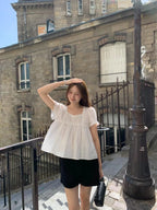 Washing lace blouse