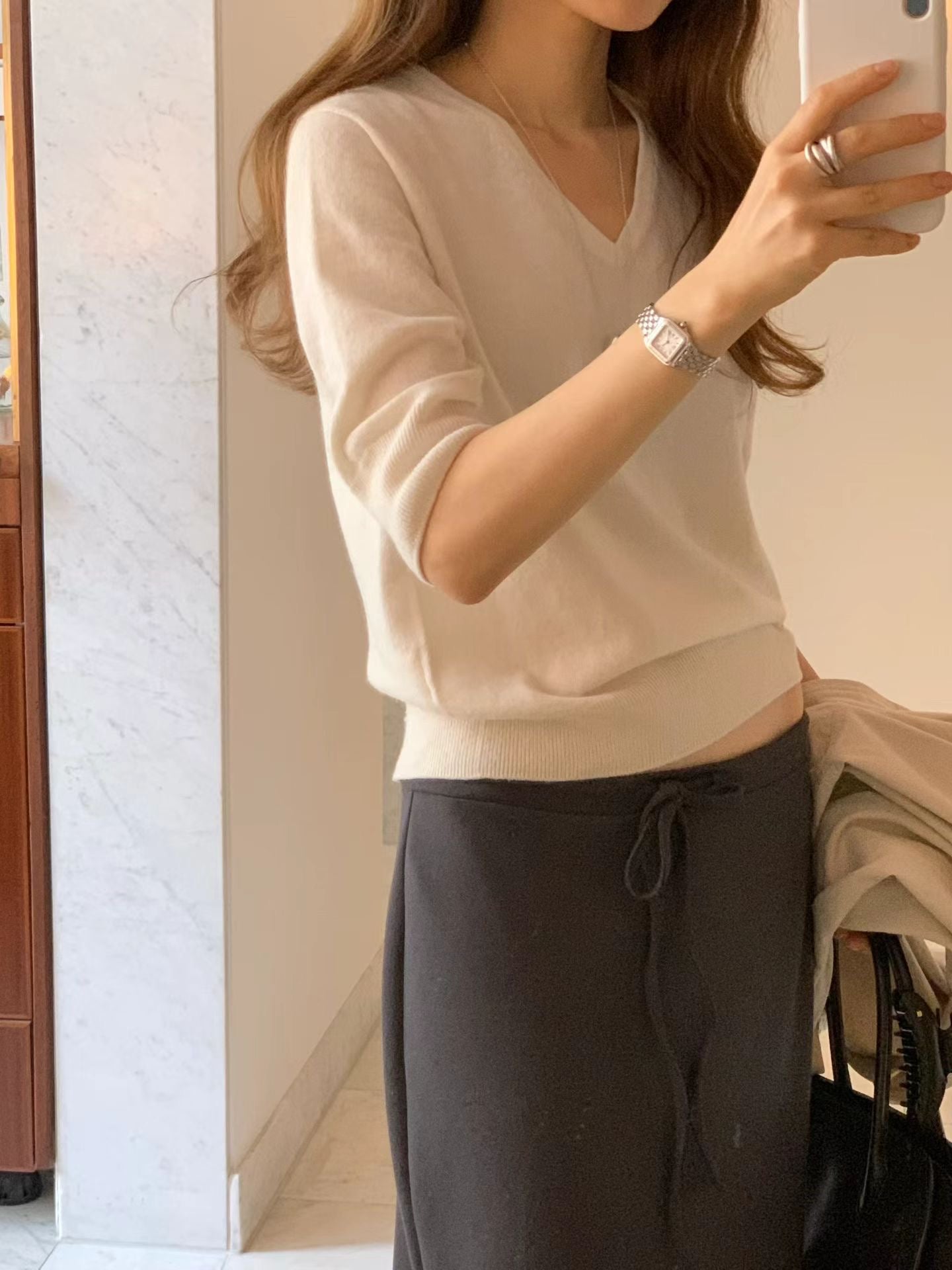 Mia half knit
