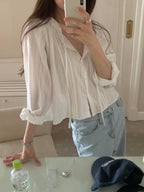 Frill blouse
