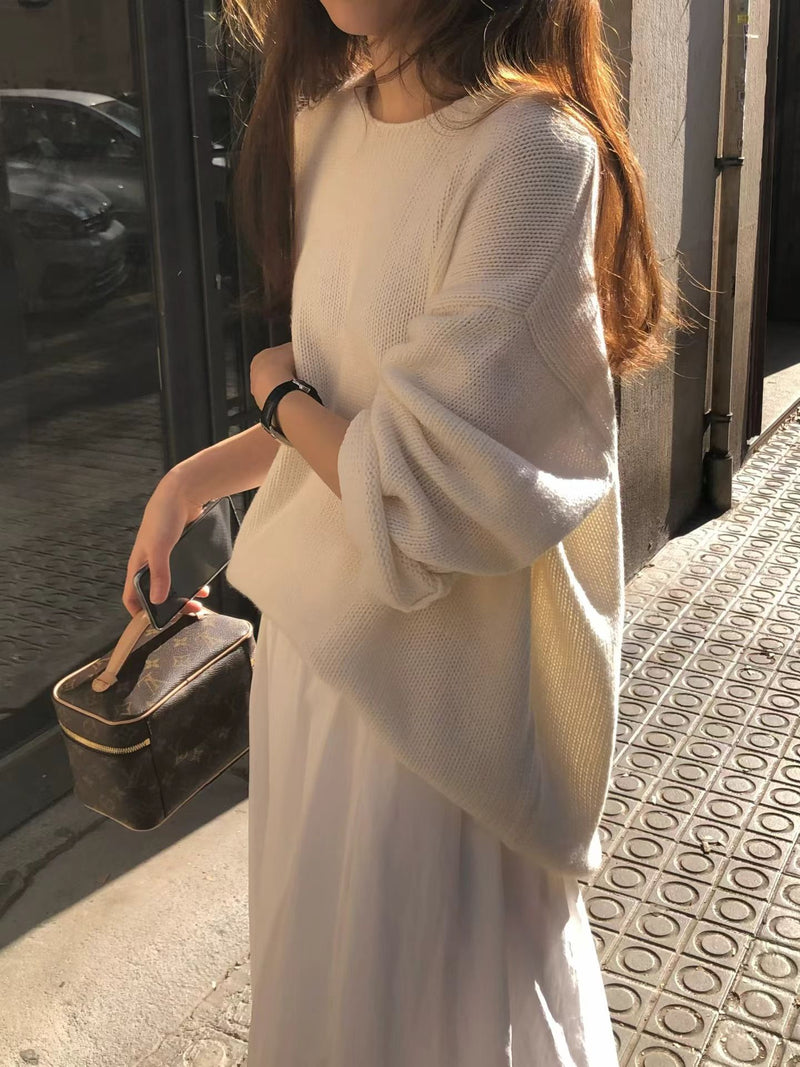[In stock] Noa wide knit / ivory