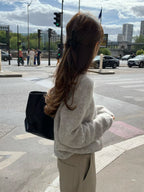 Fine alpaca round knit