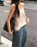 [Instock] Camisole lace blouse (ivory)