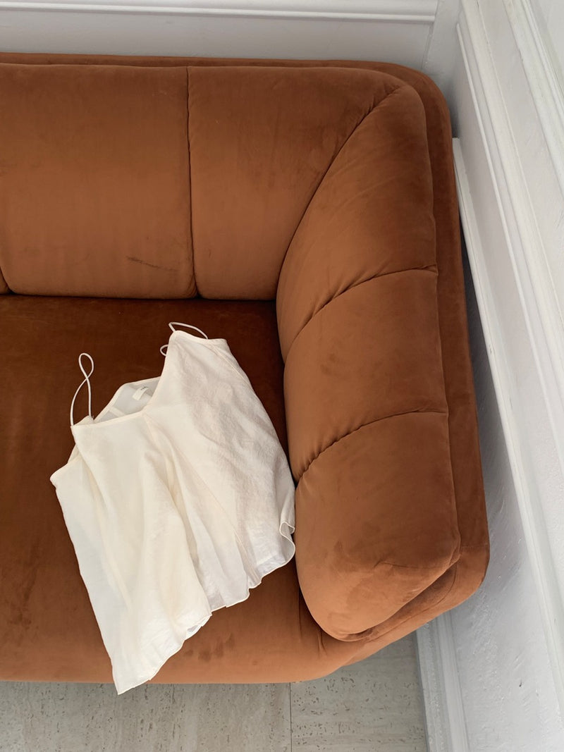 [sale] Satin v sleeveless (cream)