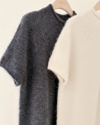 [sale] wool half onepiece (charcoal)