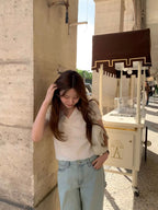 Elle shirring tee