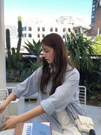 Merci stripe shirt