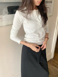 Mild button tee