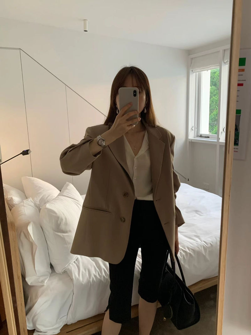 [sale] Acid boxy jacket (navy)