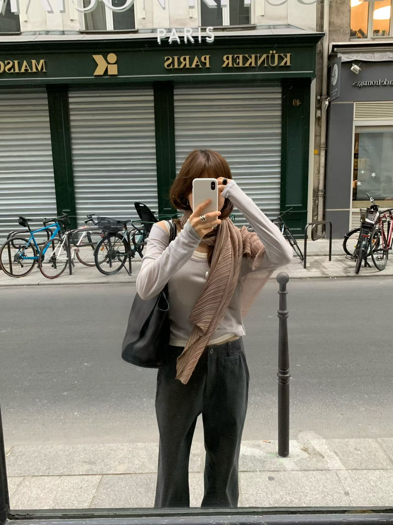 Pleats muffler