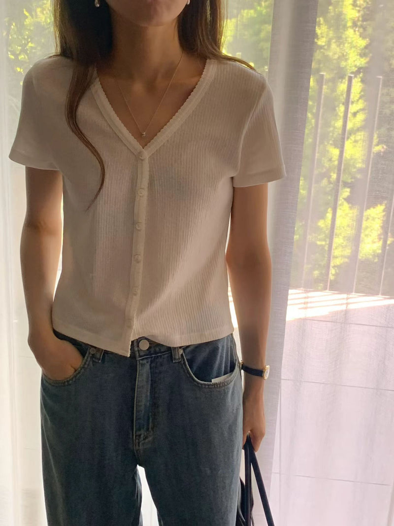 Mild half cardigan