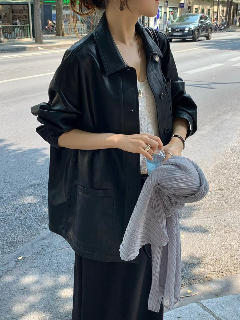 Mine leather jacket