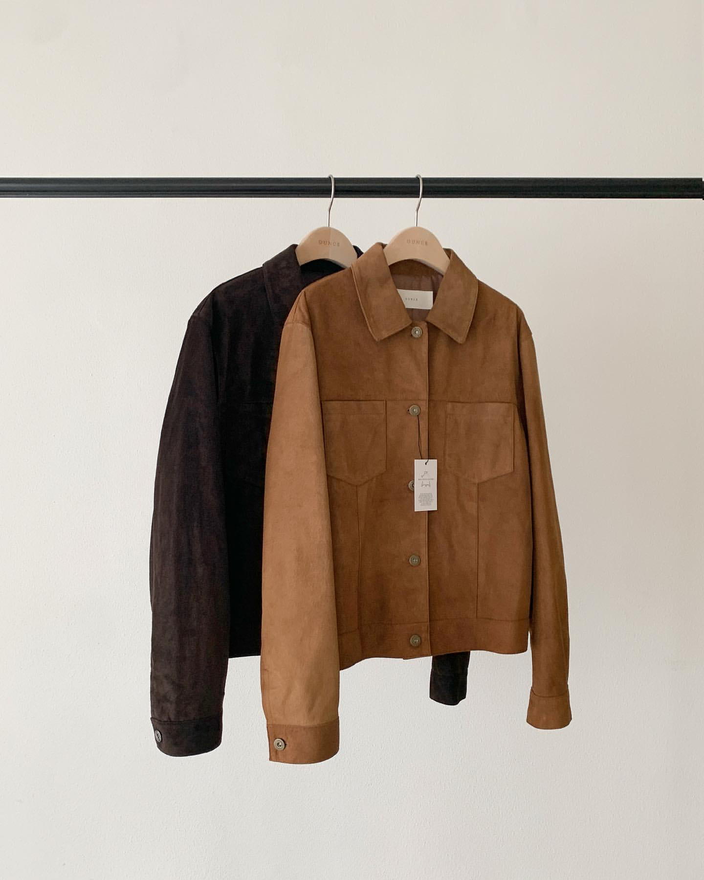 [sale] Studio leather jacket (camel)
