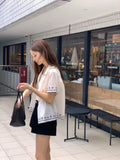 Embroidery border shirt