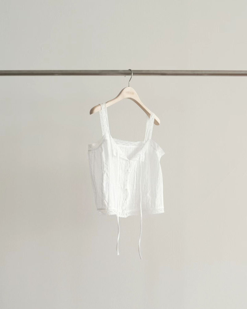 Open lace blouse