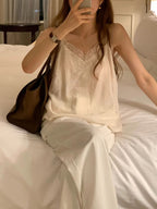 [Instock] Camisole lace blouse (ivory)
