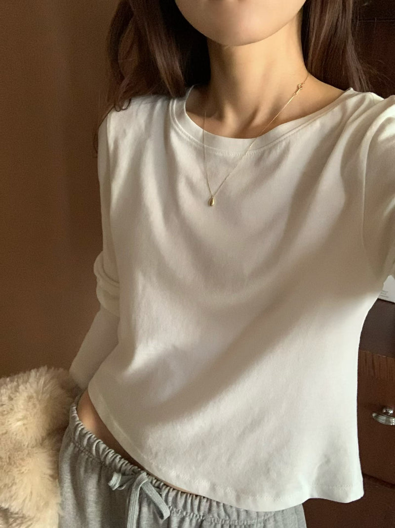 Curve crop tee