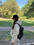 Feather light duck down padding