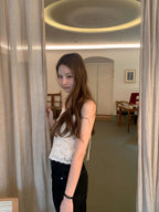 Wave lace blouse