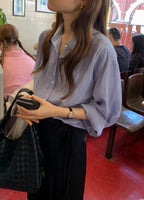 From silky shirt
