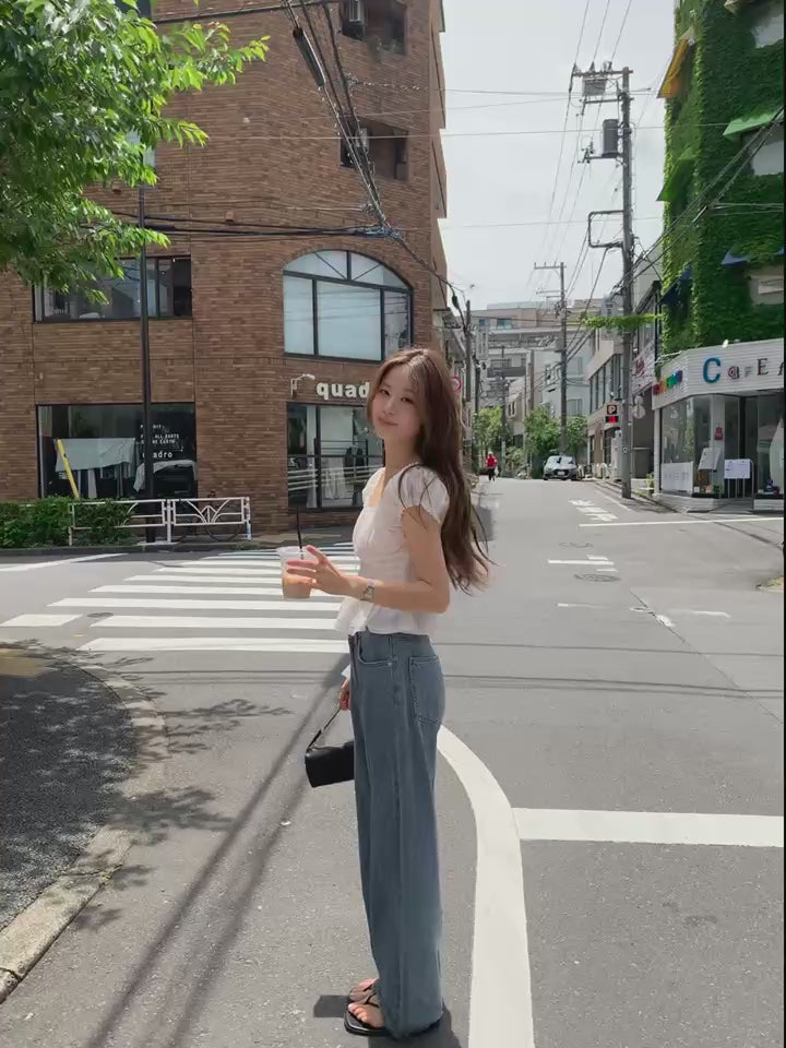 Ribbon smoke blouse