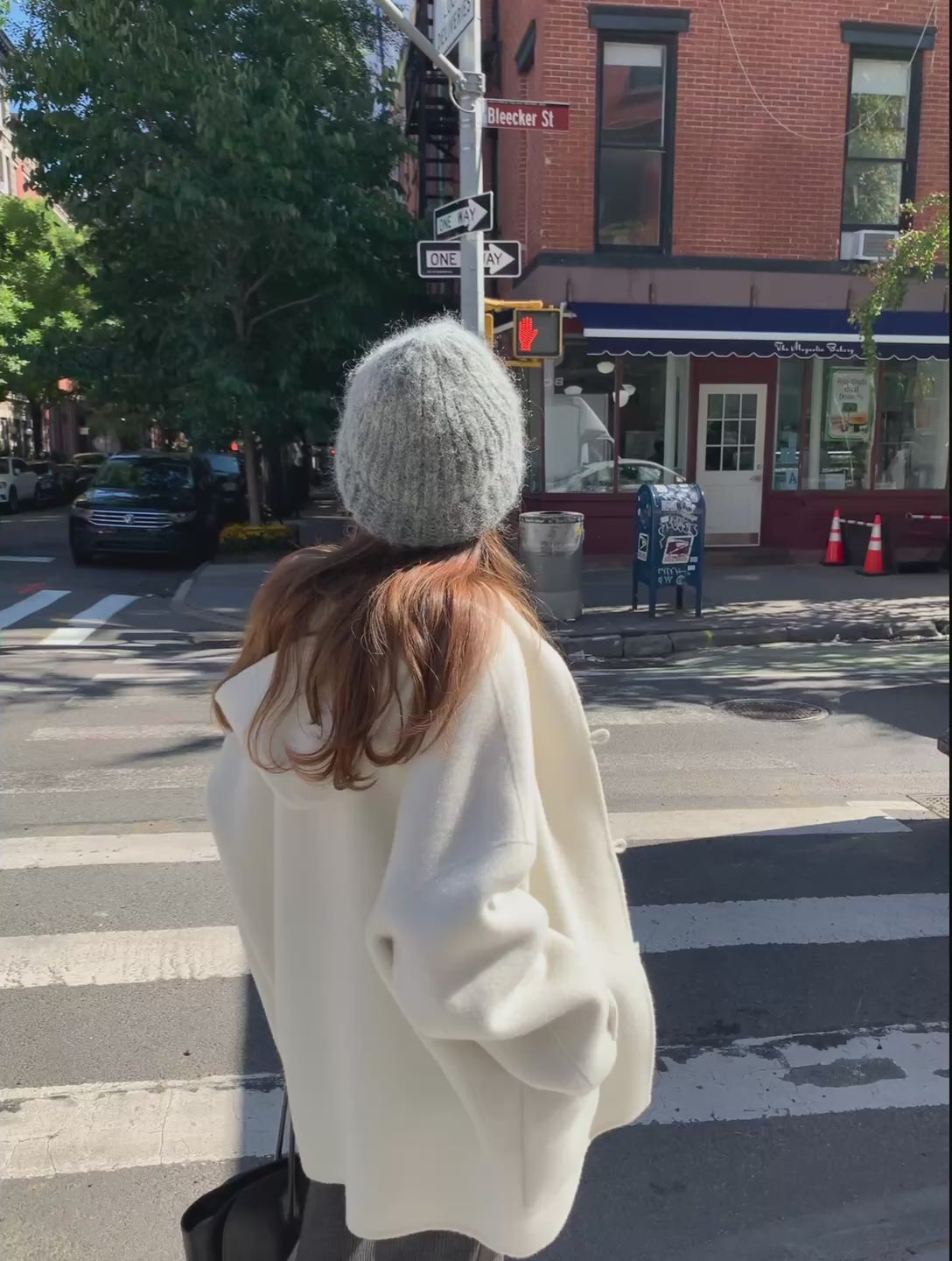 Handmade hoodie cashmere duffle coat
